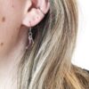 Resin Moon Earrings