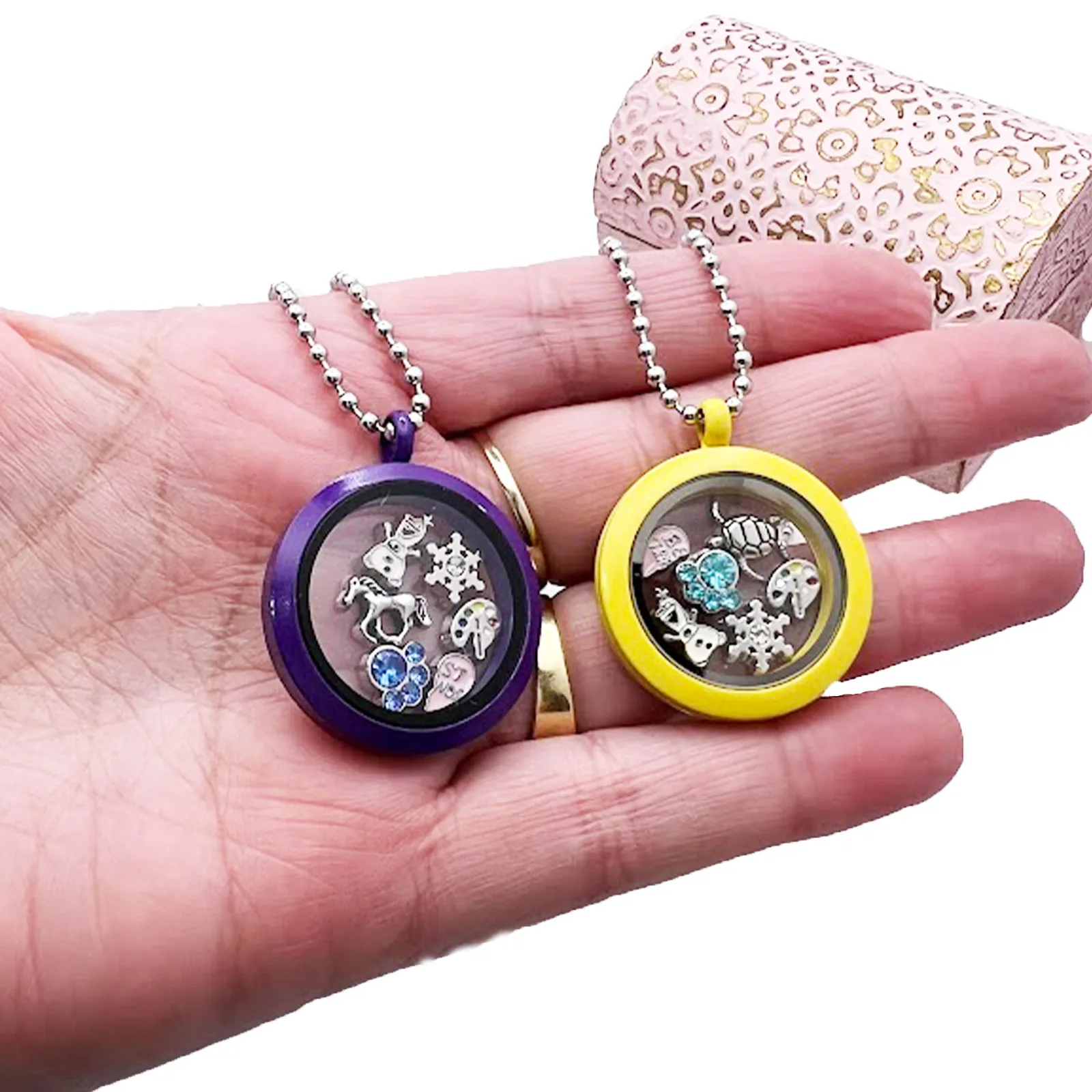 Neon Floating Lockets