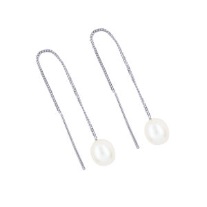 Pearl Thread Earrings 5 Pearl Thread Earrings