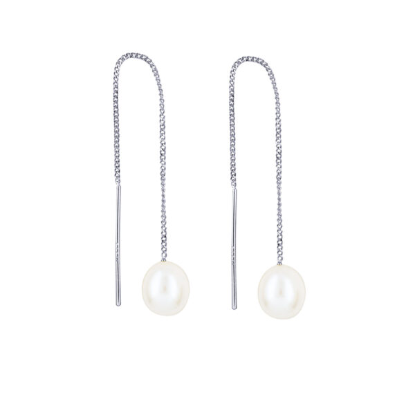 Pearl Thread Earrings