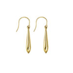 9ct Elongated Teardrop Earwires