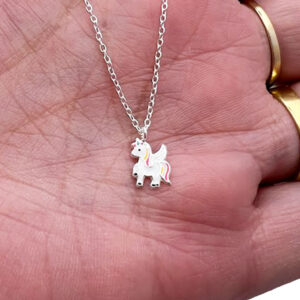 Sterling Silver Unicorn Necklace 6 Unicorn Necklace