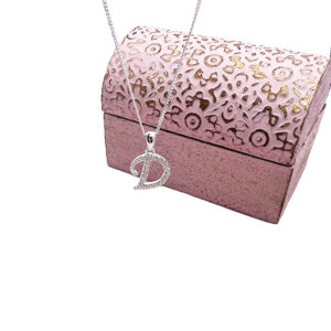 Sterling Silver Initial Necklace