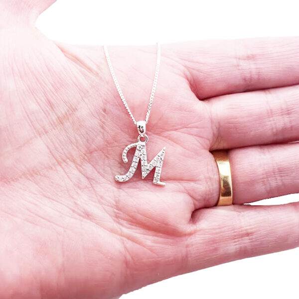 Sterling Silver Initial Necklace