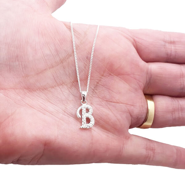 Sterling Silver Initial Necklace