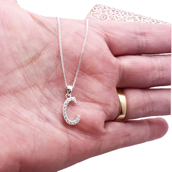 Sterling Silver Initial Necklace
