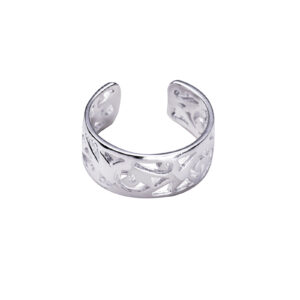 Sterling Silver Toe Ring Filigree 6 Sterling Silver Toe Ring