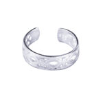 Sterling Silver Toe Ring Fancy