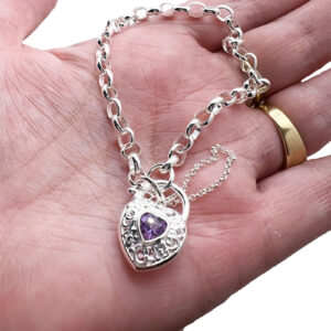 Filigree Padlock Bracelet