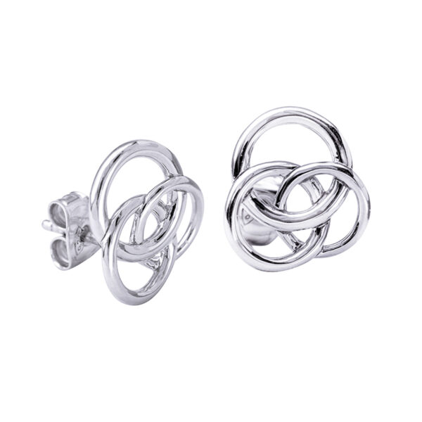Interlocking Circle Earrings