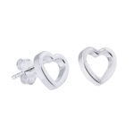 Open Heart Earrings