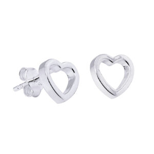 Open Heart Earrings