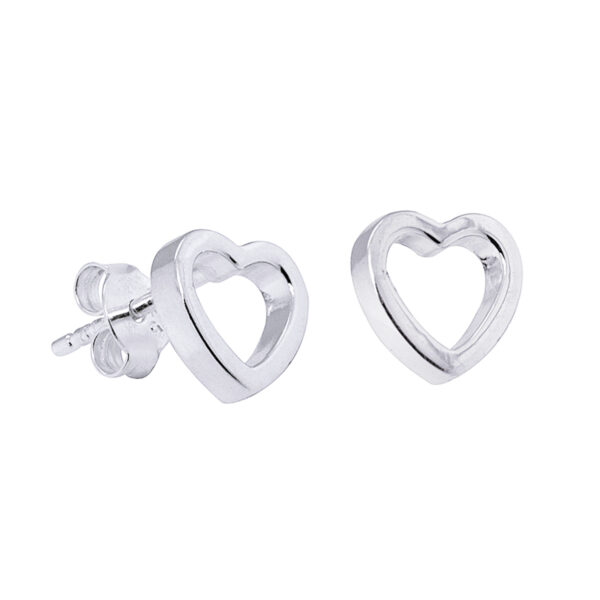 Open Heart Earrings