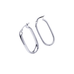 Oval Hoop Earrings
