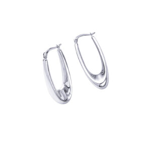 Oval Hoop Earrings