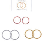 9ct Gold Sleeper Earrings