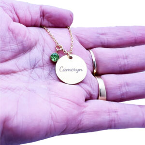 Personalised Disc Necklace