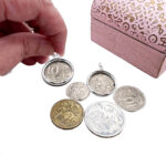 Coin Frame Pendant Necklaces