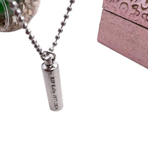 Cremation Necklace Cylinder 5 Cremation Necklace