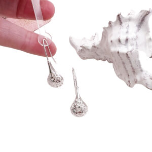 Puff Filigree Earwires