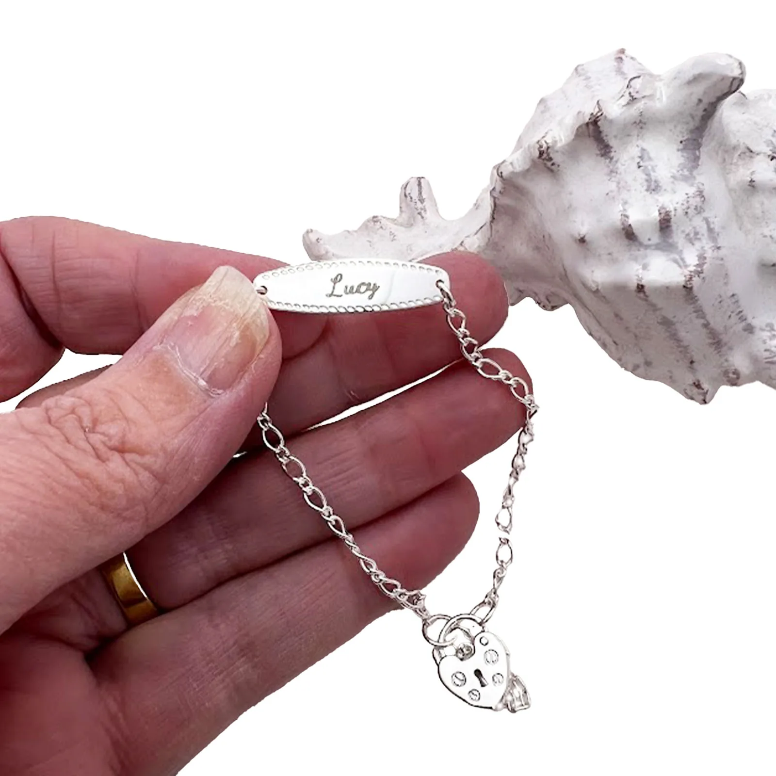 Baby Bracelet Oval Figaro