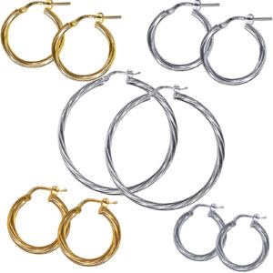 Twist Hoop Earrings