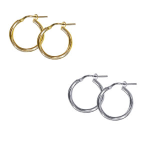 Twist Hoop Earrings 6 Twist Hoop Earrings