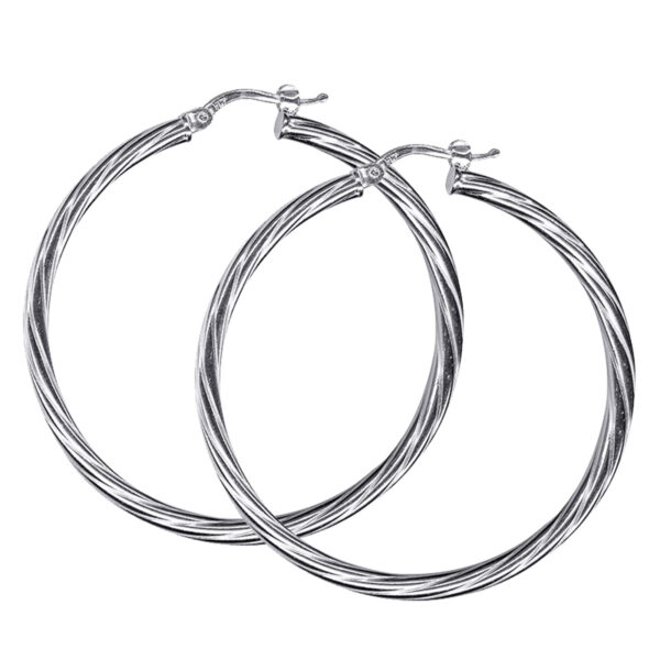 Twist Hoop Earrings
