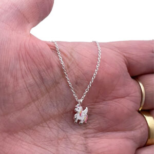 Sterling Silver Unicorn Necklace 7 Unicorn Necklace