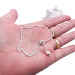 Sterling Silver Singapore Twist Anklet