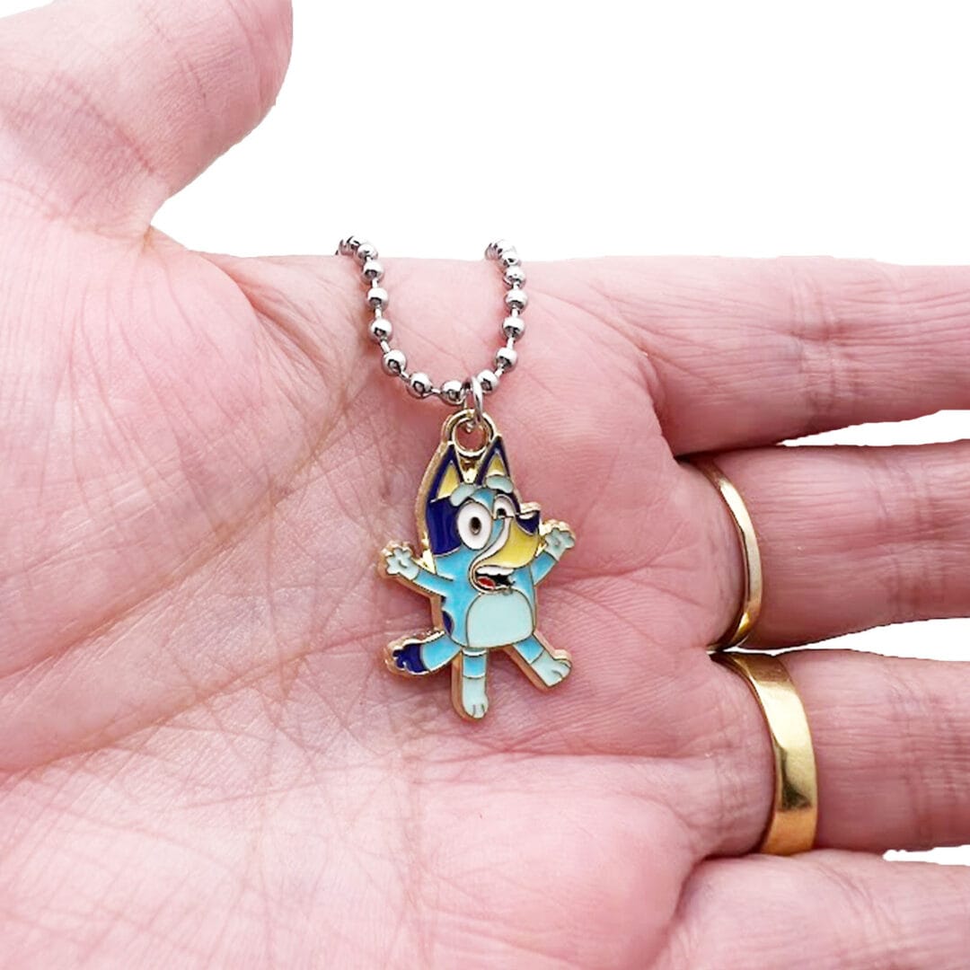 Bluey Necklace For Kids-Character Pendant | Lovestory.com.au