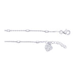 Sterling Silver Cable Anklet