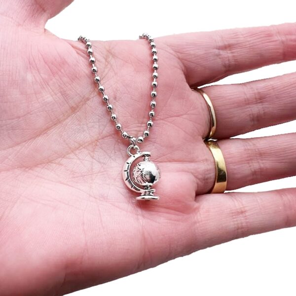 Fidget World Globe Necklace