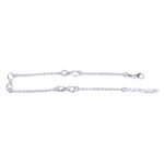 Sterling Silver Infinity Anklet