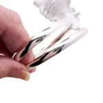 Sterling Silver Oval Bangle