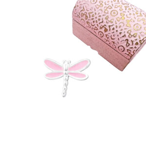 Pink Dragonfly Studs