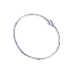 Sterling Silver Bangle with Screw Clasp