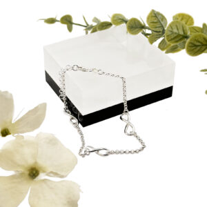 Sterling Silver Infinity Anklet