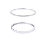Hinged Cubic Zirconia Bangle