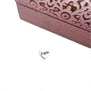 Personalised Love Heart Charm