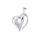 Asymmetrical Heart Photo Locket