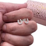 Sterling Silver Horseshoe Earrings