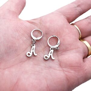 Initial Huggie Earrings