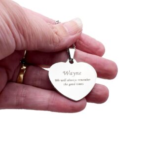 Personalised Heart Necklace