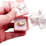 Personalised Star Accent Signet Ring
