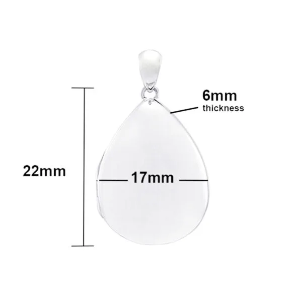 Teardrop Photo Locket