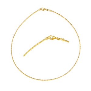9ct Gold Omega Necklaces