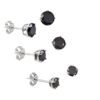 Black Cubic Zirconia Earrings