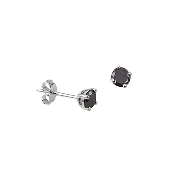 Black Cubic Zirconia Earrings