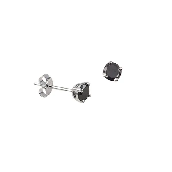 Black Cubic Zirconia Earrings